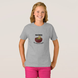 Nachos, der mexikanische Salat - Der T - Shirt für