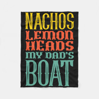 Nachos Lemon leitet das Boot R meines Vaters Fleecedecke