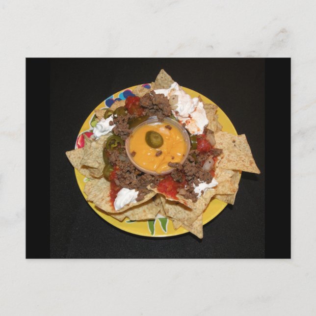 Nachos Postkarte (Vorderseite)