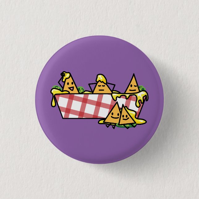 Nachos schmolzen KäseJalapenonacho-Tortilla-Chips Button (Vorderseite)