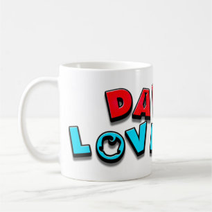 Nachricht, die Liebe für Väter ausdrückt Kaffeetasse