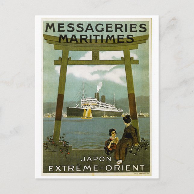 Nachrichten Maritimes Japon Extreme Orient Postkarte (Vorderseite)