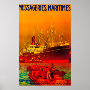 Nachrichten Maritimes Vintag PosterEurope Poster
