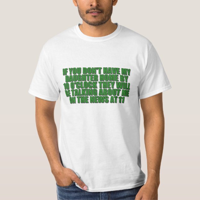Nachrichten um 11 T-Shirt (Vorderseite)