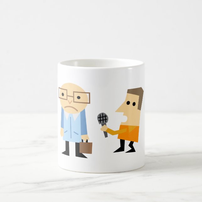 Nachrichteninterview Kaffeetasse (Mittel)