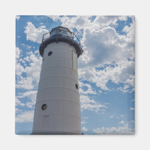 Nachschlagen des Leuchtturms Manistee Magnet