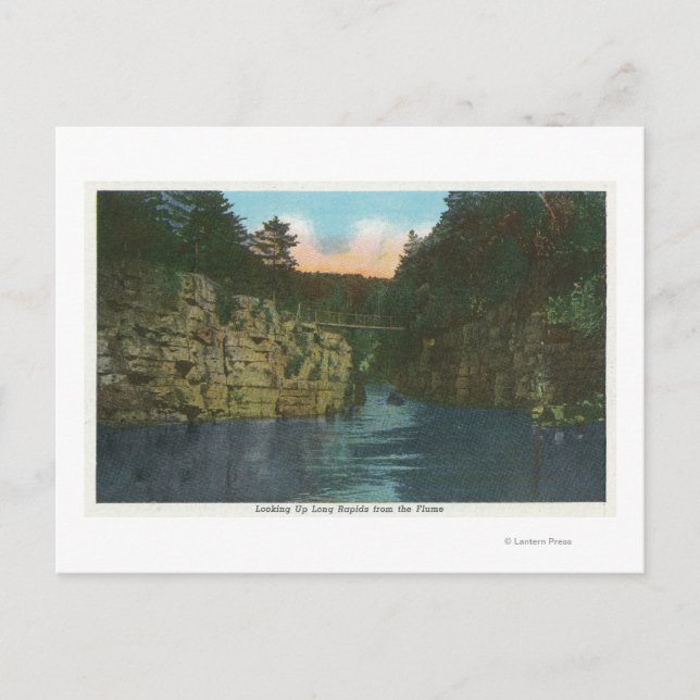 Nachschlagen langer Rapids aus der Flume Postkarte (Vorderseite)