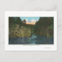 Nachschlagen langer Rapids aus der Flume