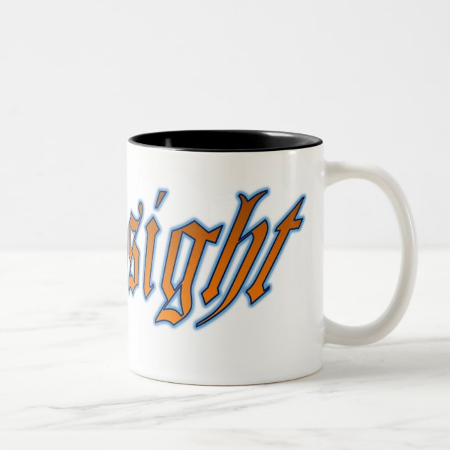 Nachsichtband-Tasse Zweifarbige Tasse (Rechts)