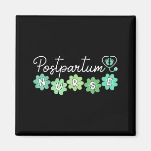 Nachsorgekrankenschwester - St. Patricks Day MBU M Magnet