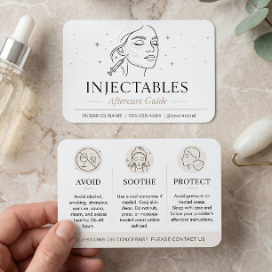 Nachsorgerichts für Med Spa Ästhetik nach Injektio