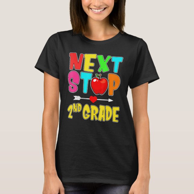 Nächste Station 2. Klasse Hallo Schule 2. Klasse Z T-Shirt (Vorderseite)