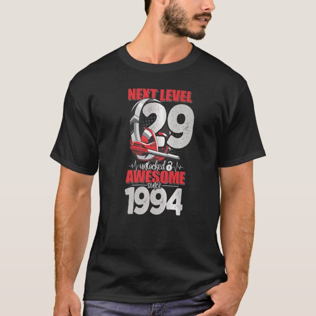Nächste Stufe unverschlossen 29 Jahre alt Junge 19 T-Shirt (Vorderseite)