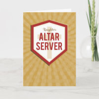 Nächster Altar Server Herzlichen Glückwunsch Stern