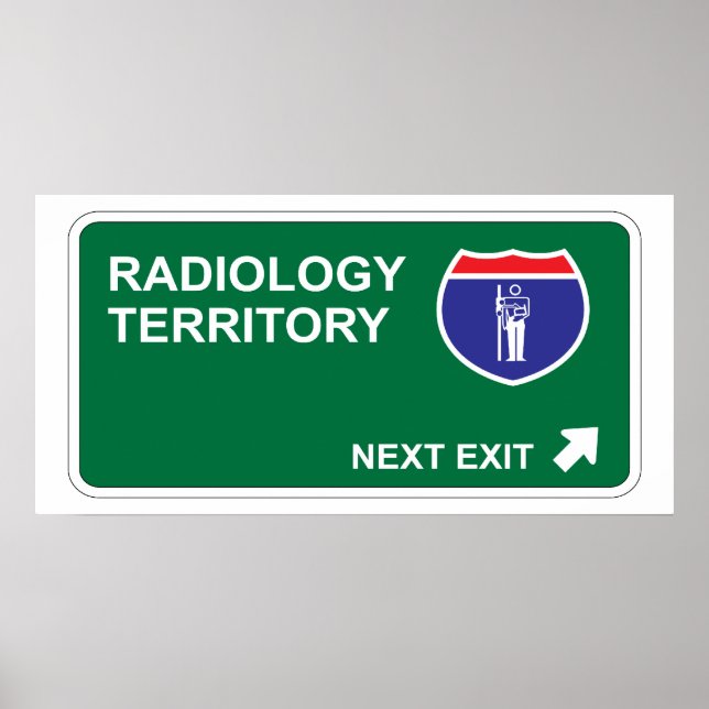 Nächster Ausgang der Radiologie Poster (Vorne)