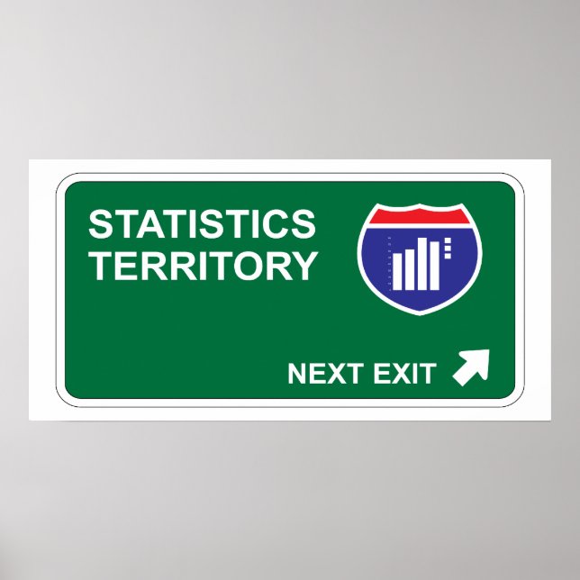 Nächster Ausgang der Statistiken Poster (Vorne)
