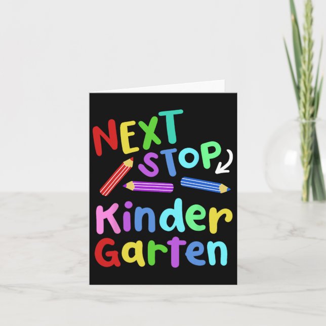 Nächster Kindergarten Kindergarten Abschluss 2025  Karte (Vorderseite)