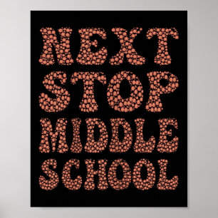 Nächster Stopp Mittelschule Abschluss Cl Trend T-S Poster