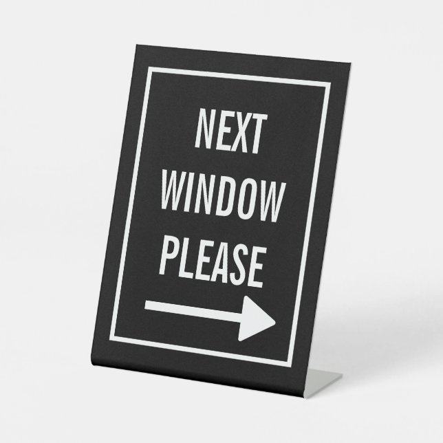 Nächstes Fenster bitte Sockelschild (Vorderseite)