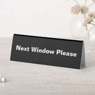 Nächstes Fenster Tischaufsteller