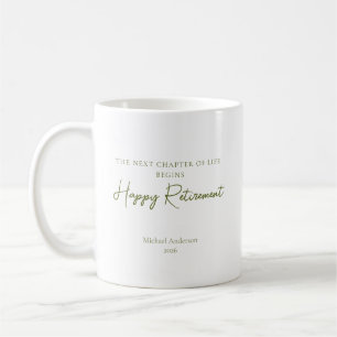 Nächstes Lebenskapitel Beginnt Ruhestandsgeschenk Kaffeetasse