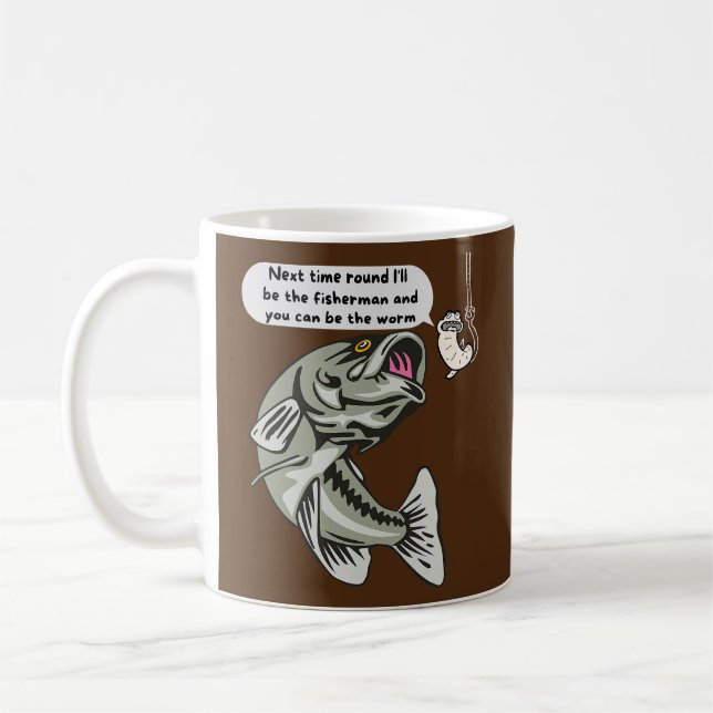 Nächstes Mal werde ich der Fischer sein, der angel Kaffeetasse (Links)