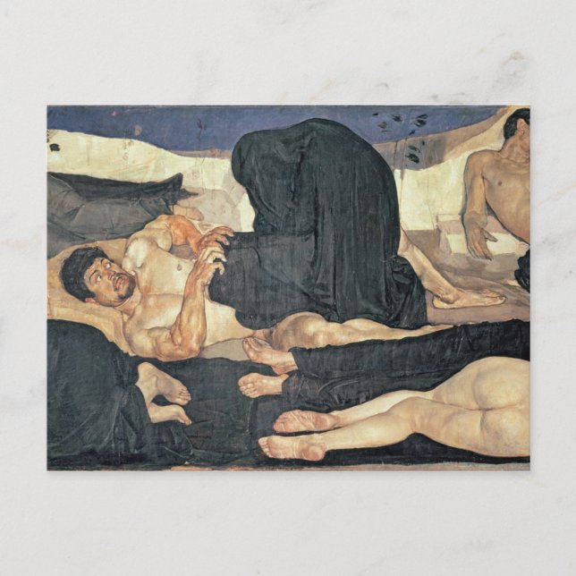 Nacht, 1890 (Öl auf Leinwand) Postkarte (Vorderseite)