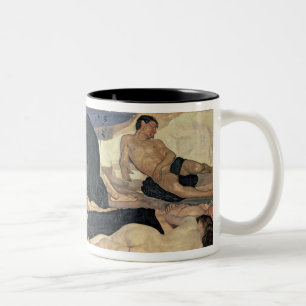 Nacht, 1890 (Öl auf Leinwand) Zweifarbige Tasse