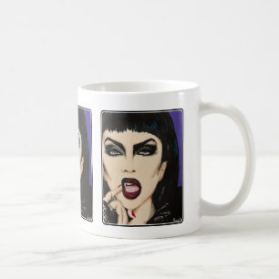 "Nacht an der Tür" Gemälde auf einem Kaffeetasse