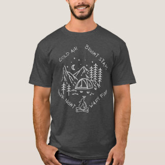 Nacht Camping Junge T-Shirt