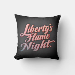Nacht der Lichter der Freiheit Kissen
