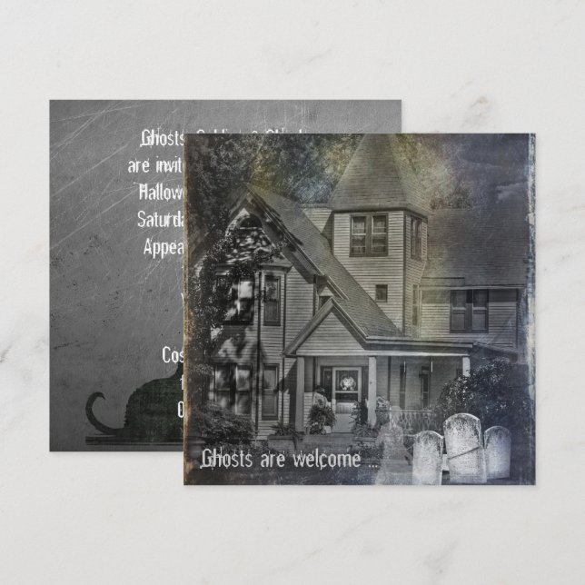 Nacht der Toten Einladung (Vorne/Hinten)