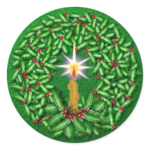 Nacht der Weihnachtsaufkleber