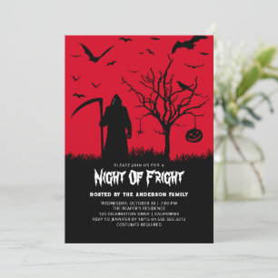 Nacht des Himmels Erwachsene Halloween-Party Eerie Einladung