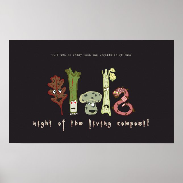 Nacht des lebenden Komposters! Poster (Vorne)