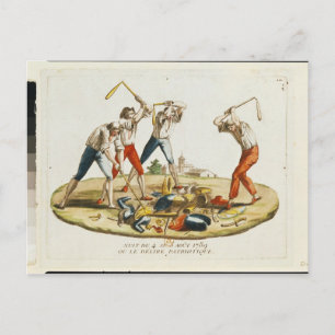 Nacht des patriotischen Deliriums Postkarte