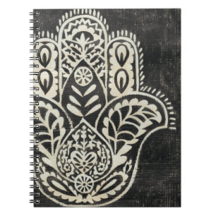 Nacht Hamsa Notizblock