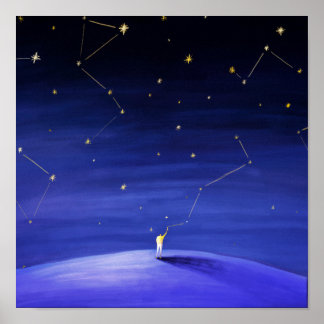 Nacht Himmel Poster