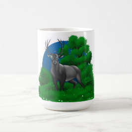 Nacht Hirsch | Kaffeetasse