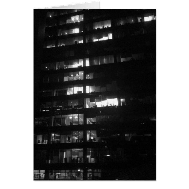 Nacht in der Stadt, Karte (Vorne)