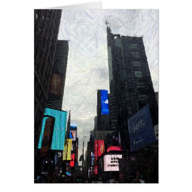 Nacht in der Stadt, Karte (Vorne)