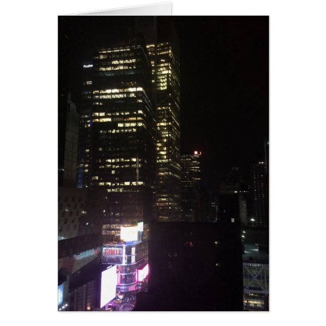 Nacht in der Stadt, Karte (Vorne)