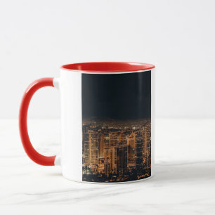 Nacht in der Stadt Tasse