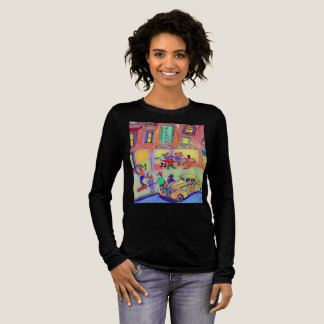 Nacht in der Stadt Tri-Blend Shirt