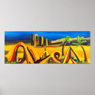 Nacht in der Wüste Poster