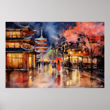 Nacht in Gion - Kunstdrucksammlung
