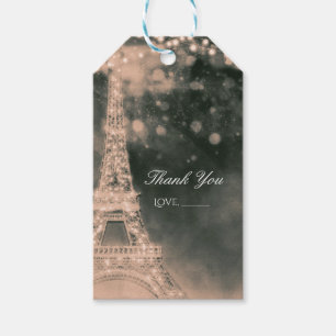 Nacht in Paris Eiffel Tower & Lights Elegante Gefa Geschenkanhänger