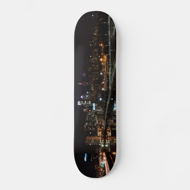 Nacht in Philly Skateboard (Vorderseite)
