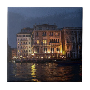 Nacht in Venedig Fliese