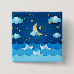 Nacht Meer Button